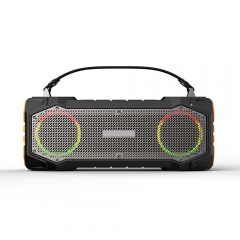 Portable portable portable Bluetooth intelligent outdoor RGB subwoofer wireless multiple playback mode speaker