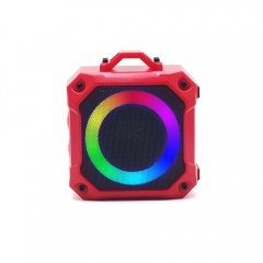 Waterproof wireless Bluetooth mini audio TF card USB play RGB lights outdoor portable party