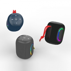Mini Bluetooth small speaker Atmosphere light subwoofer outdoor portable plug-in card Bluetooth speaker wireless speaker