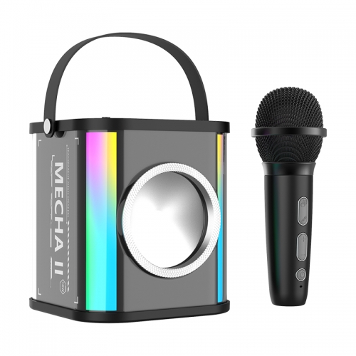 Mini k song audio system with high sound quality double mic singing super long endurance portable portable