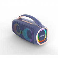 New high-power Bluetooth speaker, outdoor portable, high-volume subwoofer, karaoke Bluetooth speaker