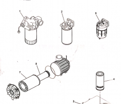 YN21P01157R100 SK330-10 EXCAVATOR FUEL FILTER ASSY