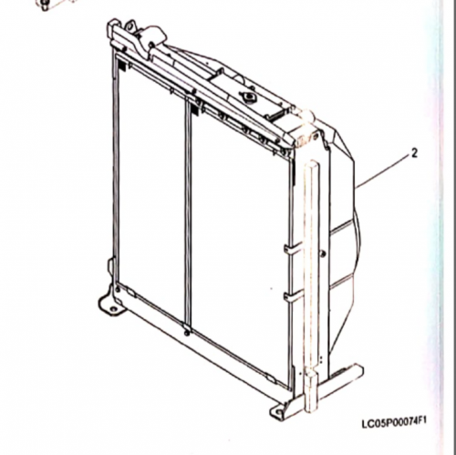 LC05P00076F1 SK350-10 EXCAVATOR RADIATOR ASSY