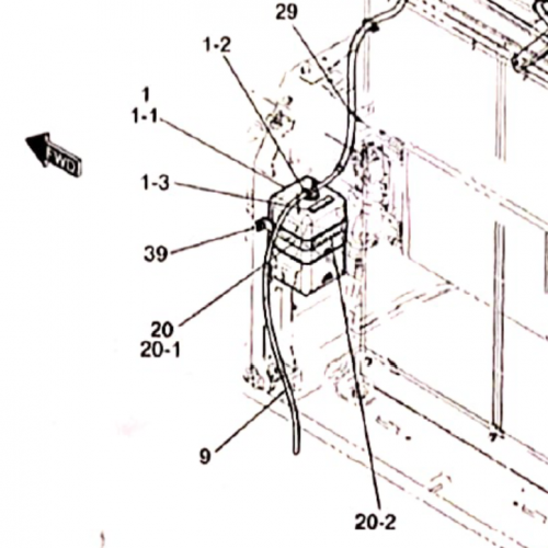 LC05P01774S001 SK350-10 EXCAVATOR WATER TANK