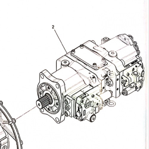 LC10V00041F1 SK350-10 Hydraulic Pump ASSY