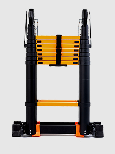 Aluminum Black Telescopic Ladder