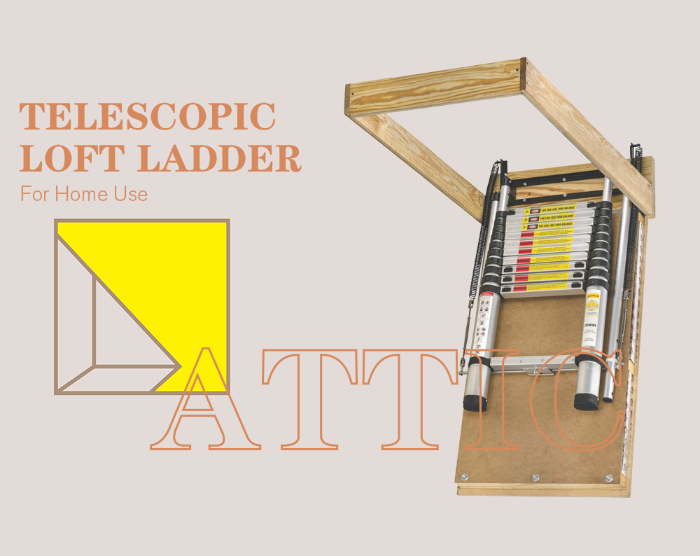 As escadas telescópicas são seguras para loft?