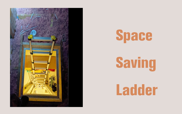 en131 телескопическая лестница, компактная лестница