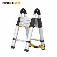 DEYOU Soft Close Telescopic A Frame Ladder