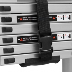 Drop Resistant Engineering All Aluminum Telescopic Ladder