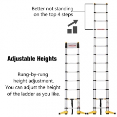 Patented One Touch Release Telescopic Ladder