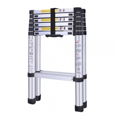 Factory direct sale, double sided step retractable telescopic ladder