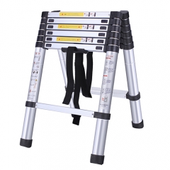 Factory direct sale, double sided step retractable telescopic ladder