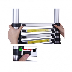 Best Seller Aluminum Telescopic Ladder with Finger Safety