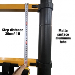 Escalera telescópica de aluminio extensible