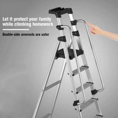 Big 9 Step Aluminum Home Ladder with Handrail