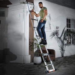 Aluminium Telescopic Ladder with Hooks