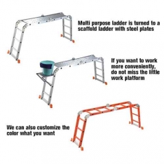 Multi Function Extension Ladder with Standing Platform