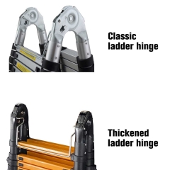 Updated Bold Hinge Thickened of Multi Telescopic Ladder - ladder accessories