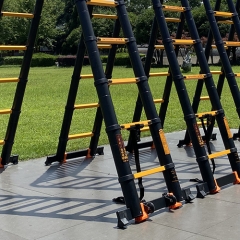 Moving Wheels of Telescoping Ladder - ladder accessories