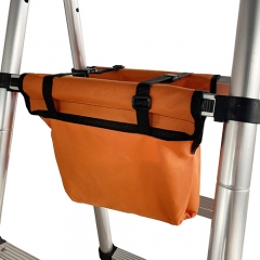 Removable Orange Tool Storage Bag for Telescopic Ladder - ladder accessories