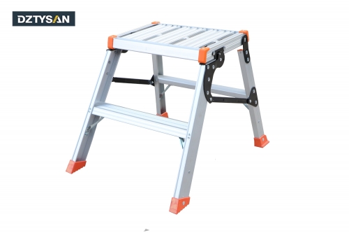 Foldable Double-Sided Aluminum Ladder
