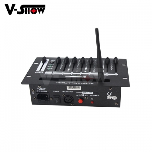 1pc 24 Channel Battery Wireless Controller Dmx 512 For Stage Dj Disco Light