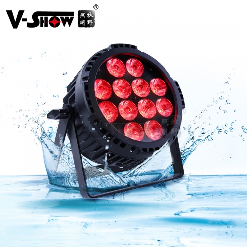V-Show 12*18W 6in1 LED Stage Equipment RGBWAUv Outdoor DJ Disco Par Light