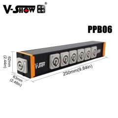 1pc 6 Port Powercon Power Box For Dj Stage Lighting