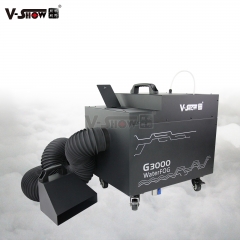 1pc 3000W MINI Water Fog Machine DMX Remote Control Smoke Haze Low Lying Fog Machine For Dj Disco