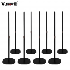 V-Show  8pcs Holders for Outdoor 360 Degree Wireless Stage Light Battery Powered RGB Rainbow Astera Pixel Bar Led Tube Dmx