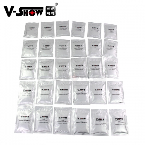 4 stoppers and 20 Bags Ti Powder 200g/bag Material For Cold Spark Firework Machine Wedding Sparkular Machine MSDS Powder Certification