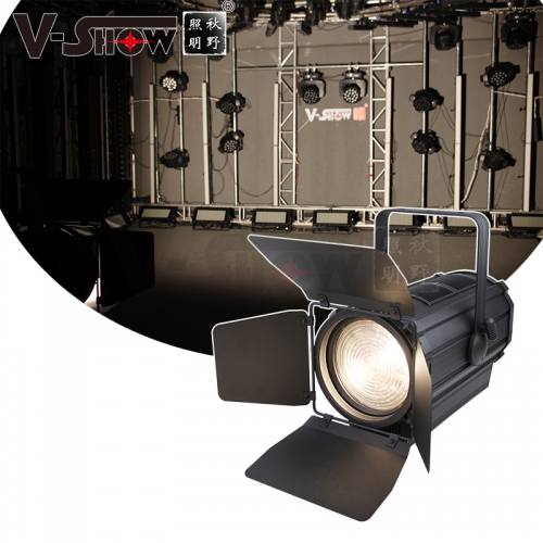 V-Show 4pcs Slow Shipping To Netherlands High LED Fresnel spotlight 300W with electric zoom