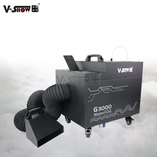 To US 2pcs 3000W Water Fog Machine DMX Remote Control Smoke Haze Low Lying Fog Machine For Dj Disco