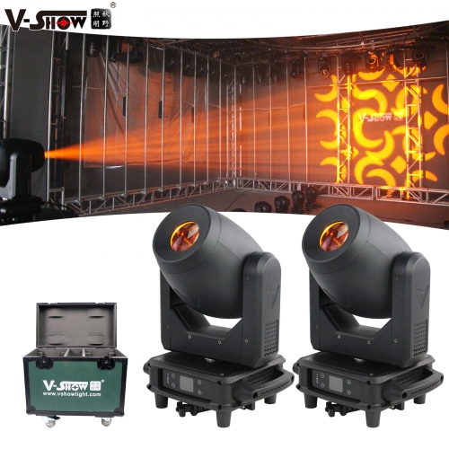 TO RU by express delivery 4pcs with Flycase  V-Show 2022 New arrive S718 150W Spot LED Moving Head for stage light