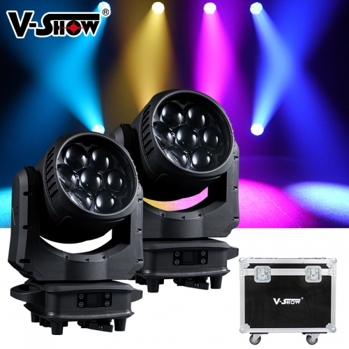VSHOW X760 2pcs with flycase hold2 Angel Outdoor Waterproof 7x60w Bee eye IP66 Led Moving Head Bee eye Mac Aura Bee eye Wash Zoom Led Moving Head Ligh