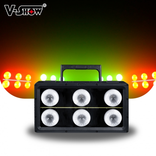 Ship to USA  by sea　4pcs L8 with case and 20 pcs Folding clamps　 Luna 6pcs 100W RGBWW+80pcs 4W Cold white 10 group pixel Blinder Light Outdoor Patchwo