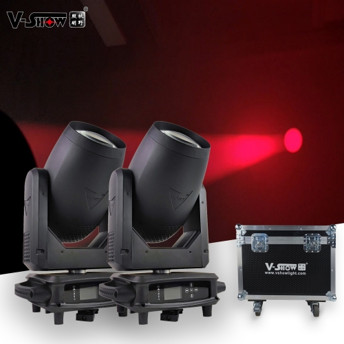 Ship to Spain VSHOW T917 4pcs with flycase High Quality Stage Light Beam 300W LED Beam Moving Head Stage Beam Light