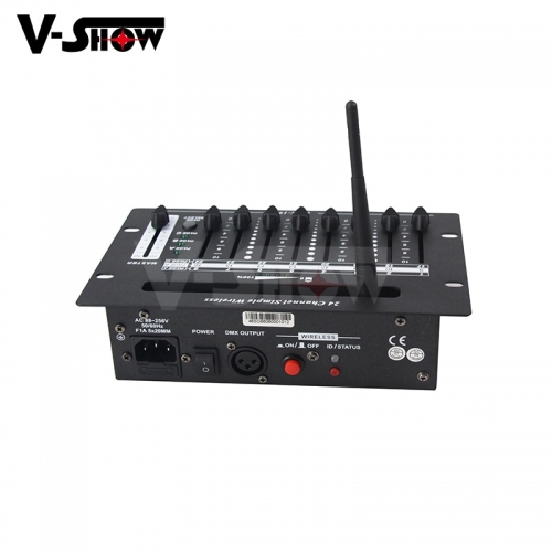 4PCS 24 Channel Battery Wireless Controller Dmx 512 For Stage Dj Disco Light