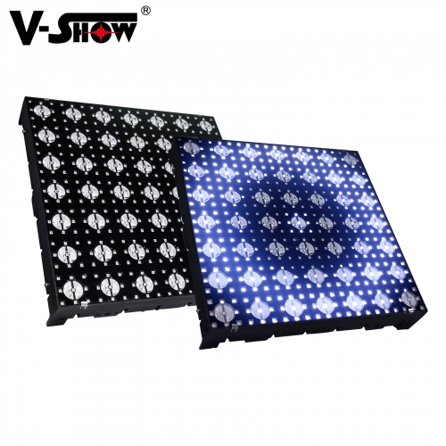 VSHOW Q7 7*7 Double matrix Light Dmx for Dj Disco Party Light Full Color 49pcs Golden Light with 441pcs Rgb 3in1 Pixel