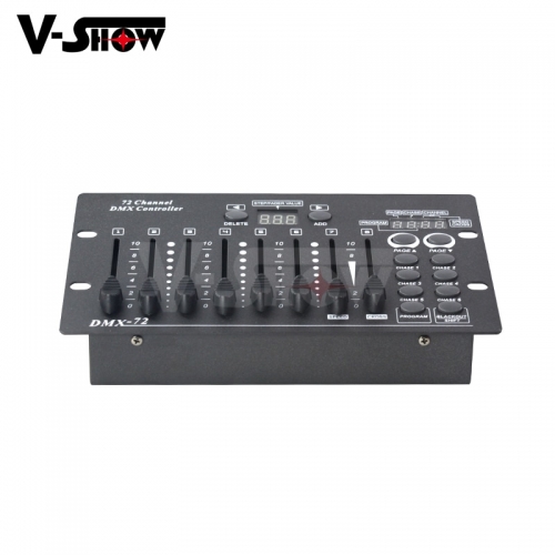 second hand  VSHOW 2pcs C72 shipping from USA  72 Channels DMX Console Dmx 512 For Stage Dj Disco Light Control