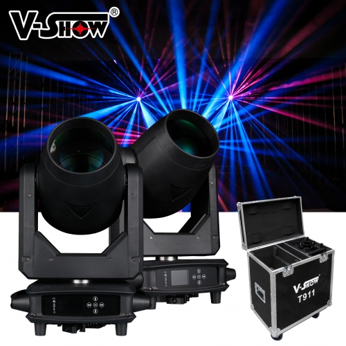 Ship to USA by sea VSHOW T911 New Arrive 6pcs with flycase Beam moving head Lamp