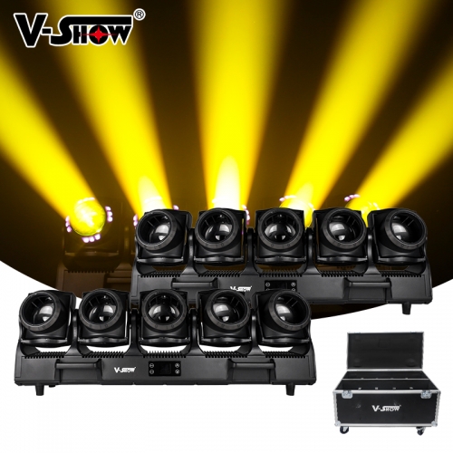 VSHOW TB5F TORNADO 2pcs with flycase hold2 Outdoor IP65 5*120W RGBL LED Moving Head Light Bar DJ Event DMX512 Controller Sale Price