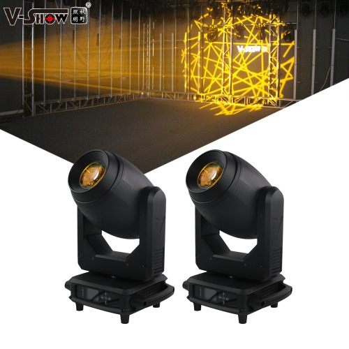 Ship to PR  by Fedex 4pcs V-Show S716 with flightcase and white color and custom LOGO Goku zoom Moving head Stage Light  beam spot wash led moving hea