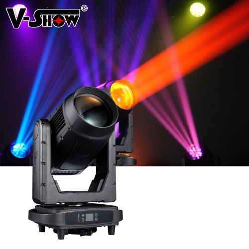 VSHOW G45 Optic IP66 420W Moving Head Beam Light 1.3° Ultra-Narrow Beam CMY+CTO 6/8/24/48-Facet Prisms for Stage & Concert