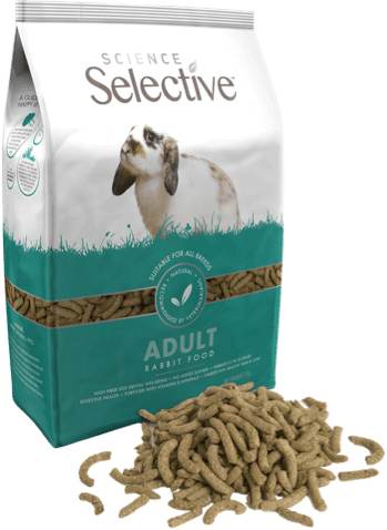 UK Supre me Science Selective Adult Rabbit Food 20Weeks+ (1.5kg)