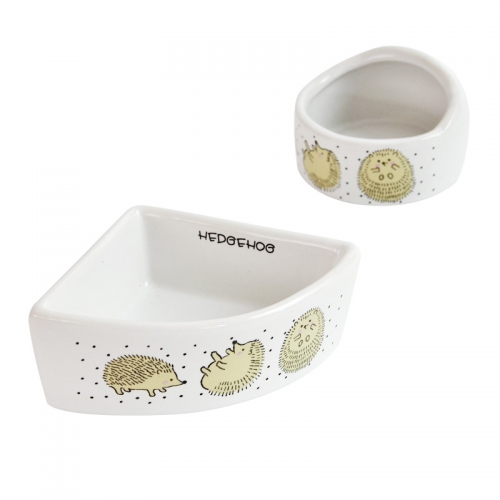 Hedgehog Ceramic food container, food bowls
