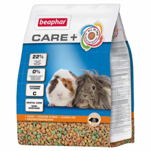 【預訂】Beaphar CARE+ Guinea Pig高纖維美毛護膚健齒營養 天竺鼠糧