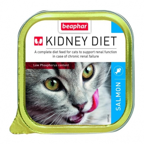 荷蘭Beaphar KIDNEY DIET 貓罐頭 腎臟保健配方 三文魚 肌肉 牛磺酸 (100g)