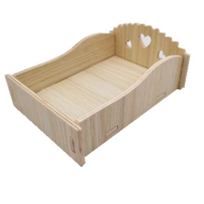 Hamster wood bed